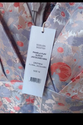 Vestido Forever New Talla 14 Floral Lila