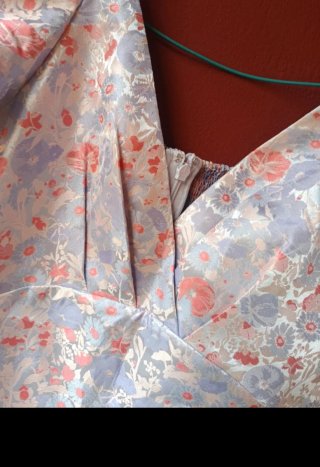 Vestido Forever New Talla 14 Floral Lila