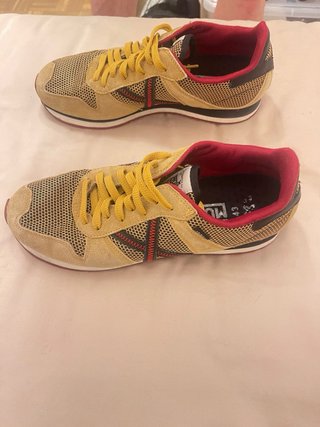 Zapatillas Munich Casual Marrón y Amarillo T43