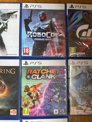 Lote 9 Juegos PS5: Hogwarts, Elden Ring, FC24...