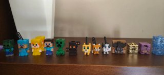 Figuras Minecraft Colección Kinder Sorpresa