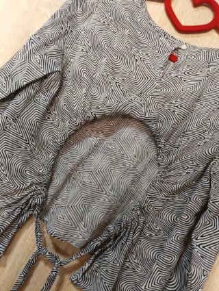 Top escotado espalda descubierta algodón bohemio