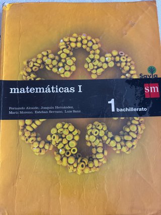 Libro matemáticas académicas 1 bachillerato