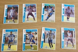 Lote 61 cromos Magic Box y Panini fútbol 2002-03