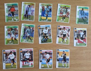 Lote 61 cromos Magic Box y Panini fútbol 2002-03