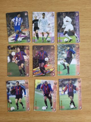 Lote 61 cromos Magic Box y Panini fútbol 2002-03