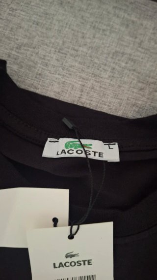 Camiseta Lacoste Negra Talla M