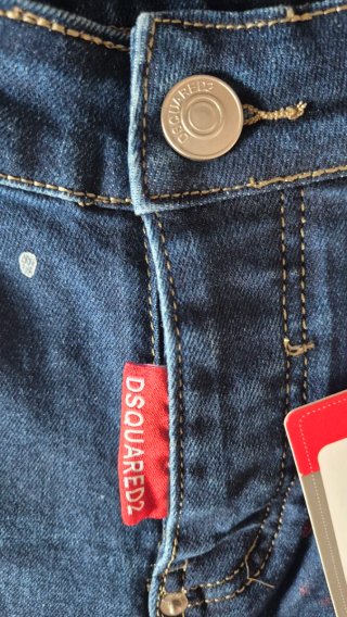 DSQUARED2 Pantalón Corto Denim Azul
