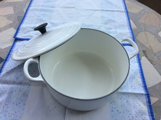 Cazuela Le Creuset Hierro Fundido Ø22 Blanca