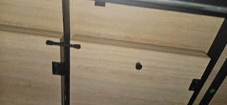 Mesa cocina/salón madera y metal tipo industrial