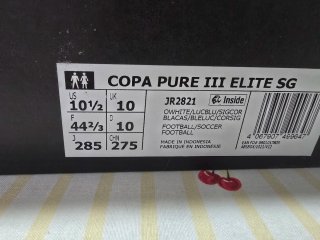 Zapatillas Fútbol Adidas Copa Pure III Naranja/Bla