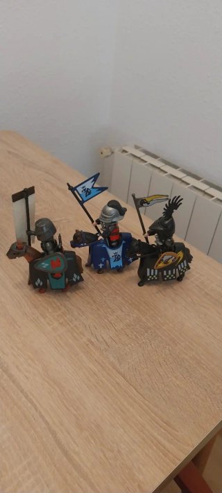 Playmobil,caballeros,castillo,lote,medievales