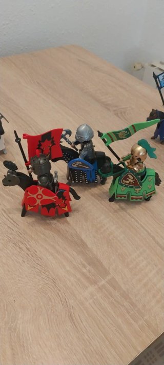 Playmobil,caballeros,castillo,lote,medievales