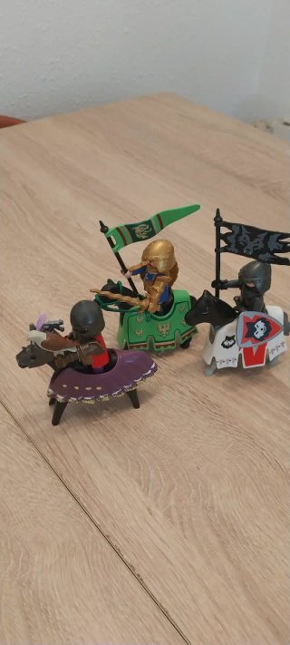 Playmobil,caballeros,castillo,lote,medievales