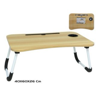 Mesa Cama Portátil MDF Ordenador Plegable