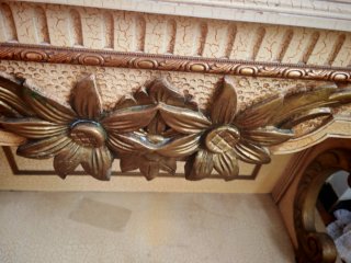 Consola Entrada Elegante Mármol y Madera