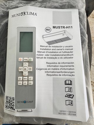 Aire Acondicionado Mundo Clima Suelo Techo 6000 Fr