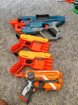 Lote 3 Pistolas Nerf Elite