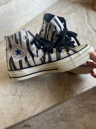 Converse Chuck Taylor Caña Alta Zebra