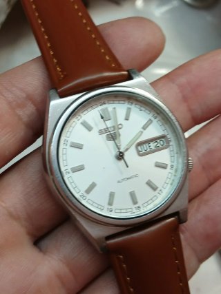Reloj Seiko Automático Caballero Vintage Marrón