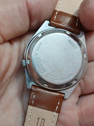 Reloj Seiko Automático Caballero Vintage Marrón