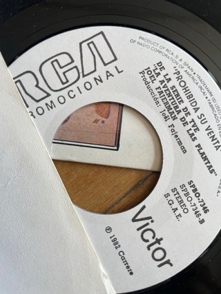 Disco LP y Single La Aventura de las Plantas