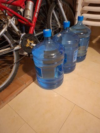 3 Garrafas de Agua 20L