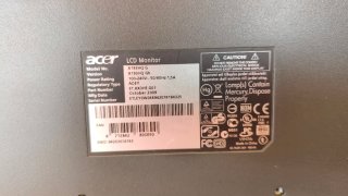 Pantalla Acer X193HQ 18,5 Negro