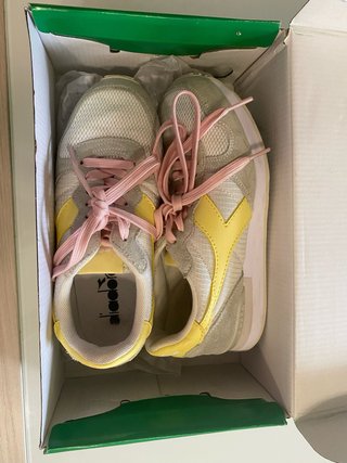 Sneakers Diadora Beige e Giallo