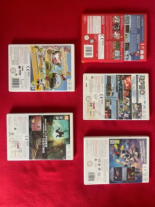 Lote 5 Juegos Wii