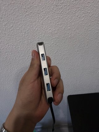 Hub USB-C Vention 3 USB + SD + microSD+HDMI