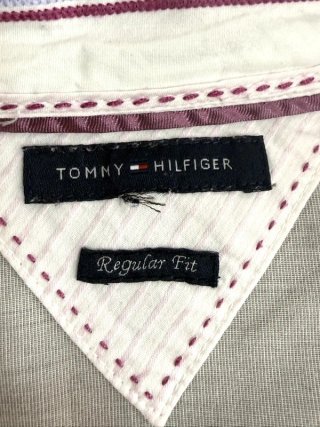 Camicia Tommy Hilfiger Donna XS Cotone Bianca Logo
