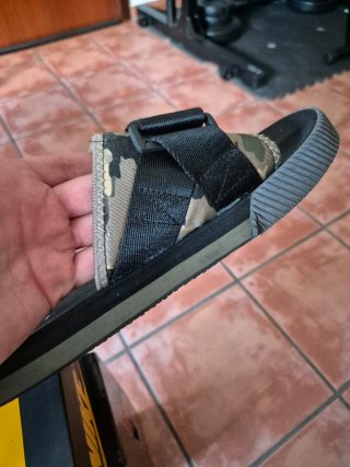 Chanclas Supreme Camuflaje Negro Verde