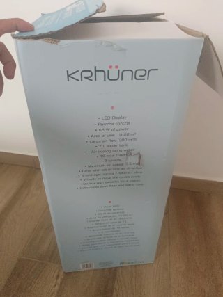 Krhüner Climatizador Evaporativo 65W