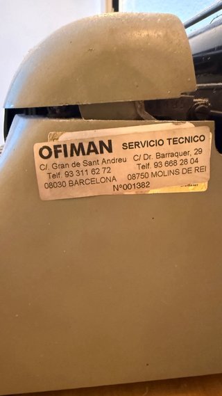 Hispano Olivetti Lexicon 80 Máquina de Escribir
