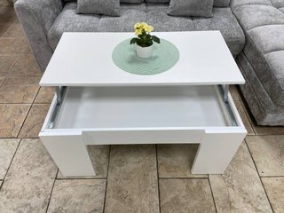 Mesa centro elevable blanca NUEVA