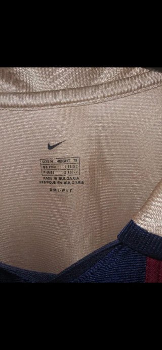 Camiseta FC Barcelona Nike Dorada Talla M