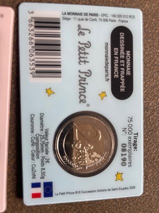 4 Monedas 2 Euros El Principito