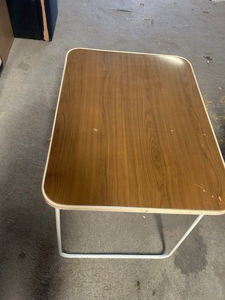 Mesa auxiliar plegable madera