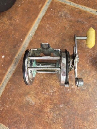 Carrete de pesca vintage