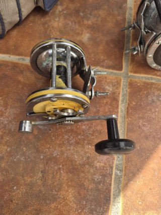 Carrete de pesca vintage