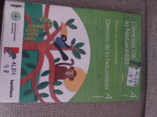 Libros 4° primaria. Santillana.