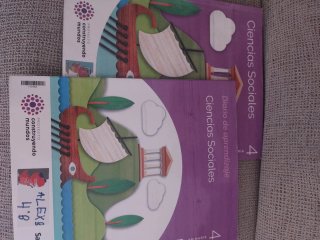 Libros 4° primaria. Santillana.