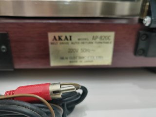 Tocadiscos Akai AP-B20 Restaurado