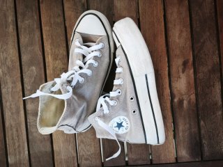 Converse Bota Plataforma Talla 37 Beige