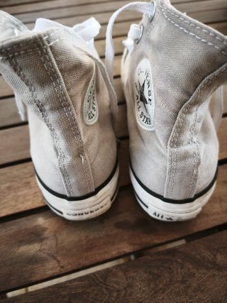 Converse Bota Plataforma Talla 37 Beige