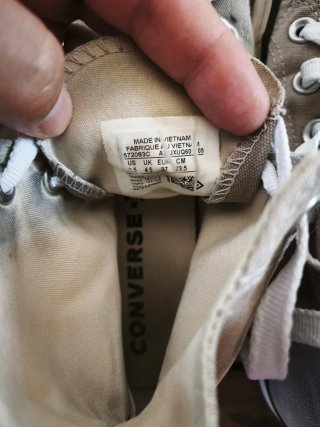 Converse Bota Plataforma Talla 37 Beige