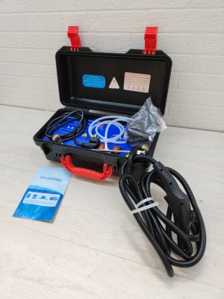 Limpiador a vapor portátil con accesorios