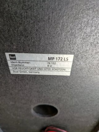 Coppia Diffusori DUAL MP 172 LS