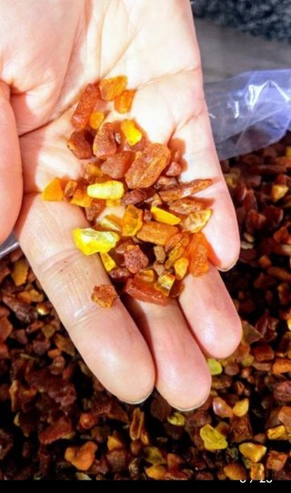 Ambar crudo del Baltico